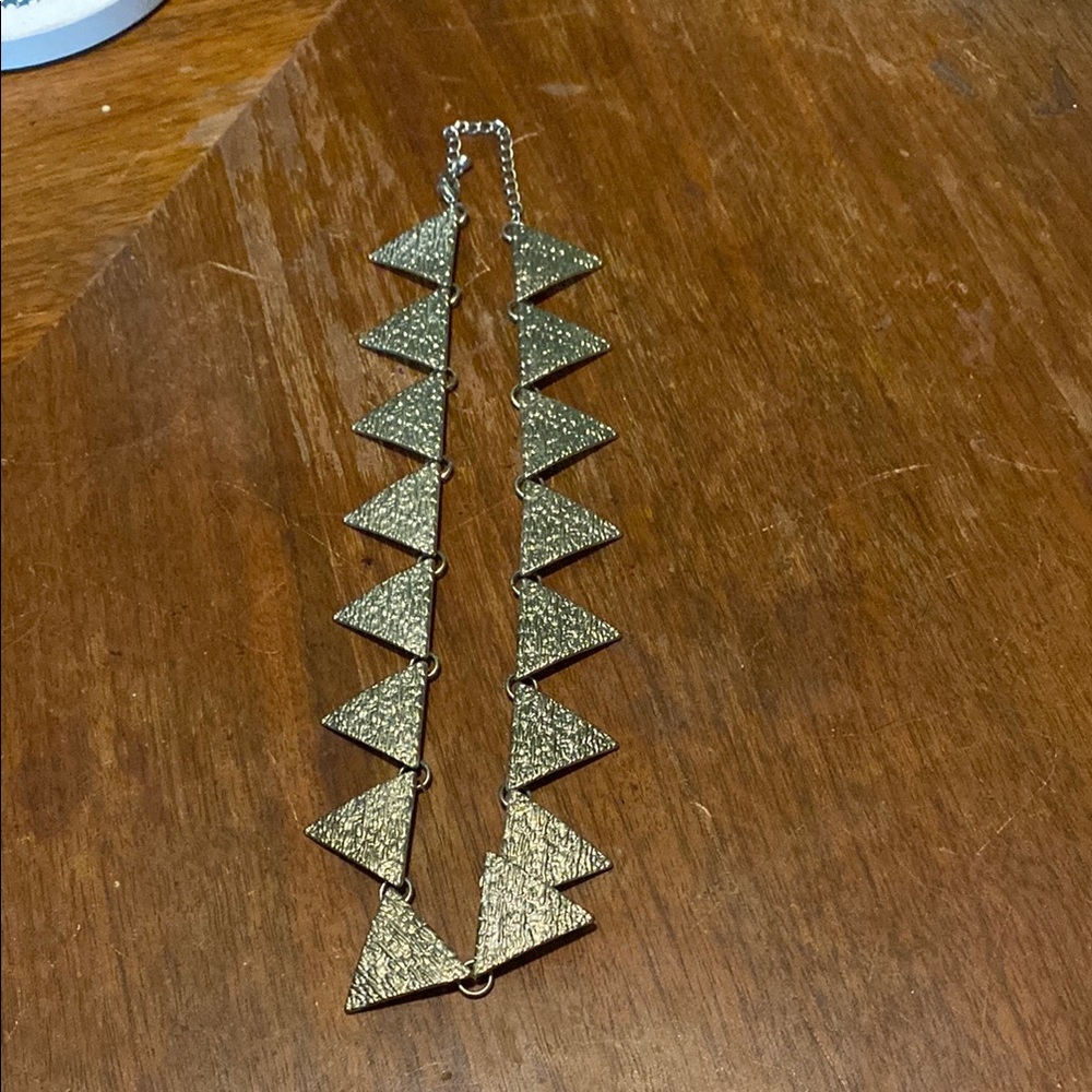 Gold Triangle Necklace